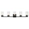 Maxim Lighting Pinn 5-Light Bath Vanity 12405CLBKSBR - alternate 1